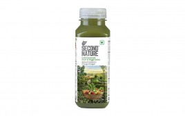 Second Nature Cold Extracted Fruit & Veggie Juice Spinach+Celery+Orange+Ginger  Plastic Bottle  250 millilitre